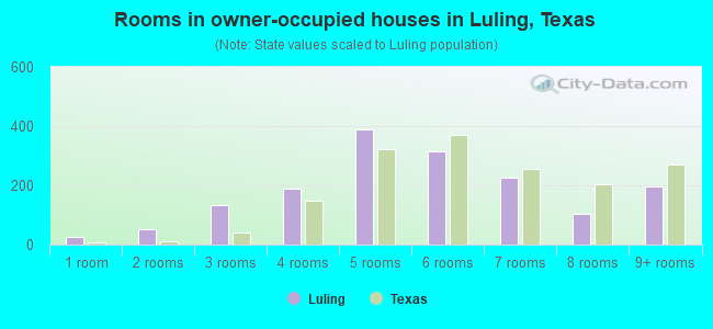 Rooms in owner-occupied houses in Luling, Texas