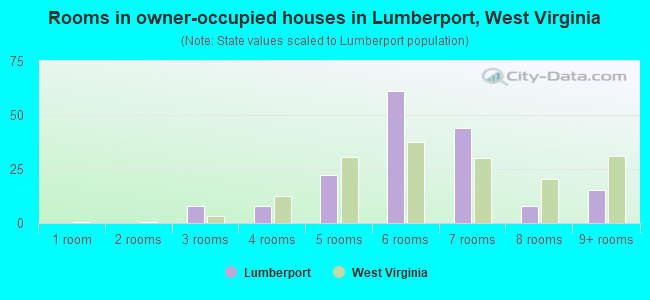 Rooms in owner-occupied houses in Lumberport, West Virginia