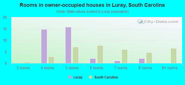 Rooms in owner-occupied houses in Luray, South Carolina