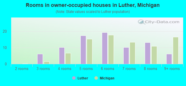 Rooms in owner-occupied houses in Luther, Michigan