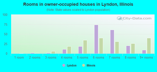 Rooms in owner-occupied houses in Lyndon, Illinois