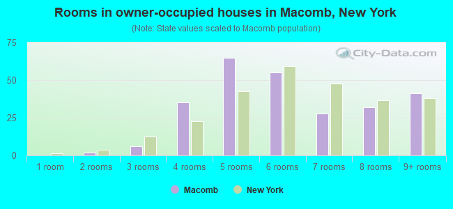 Rooms in owner-occupied houses in Macomb, New York