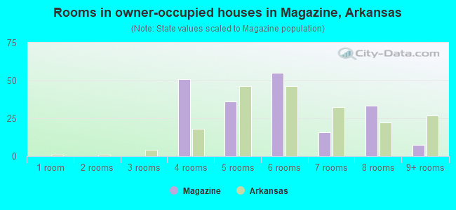 Rooms in owner-occupied houses in Magazine, Arkansas
