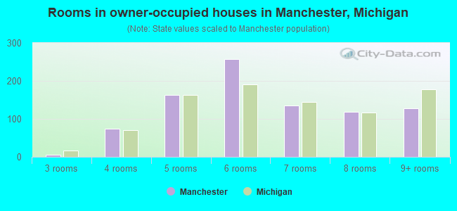 Rooms in owner-occupied houses in Manchester, Michigan