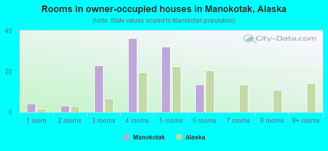 Rooms in owner-occupied houses in Manokotak, Alaska