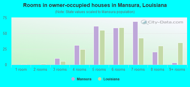 Rooms in owner-occupied houses in Mansura, Louisiana