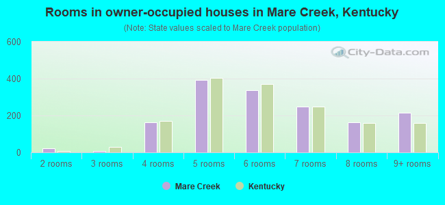 Rooms in owner-occupied houses in Mare Creek, Kentucky