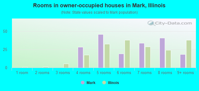 Rooms in owner-occupied houses in Mark, Illinois