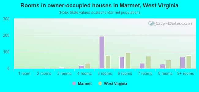 Rooms in owner-occupied houses in Marmet, West Virginia