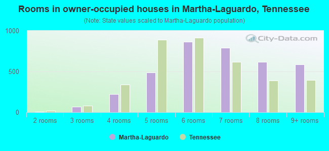 Rooms in owner-occupied houses in Martha-Laguardo, Tennessee