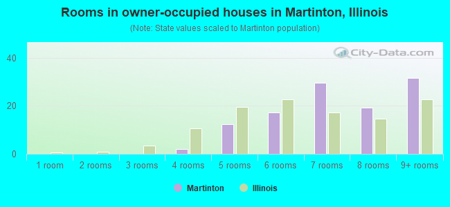 Rooms in owner-occupied houses in Martinton, Illinois