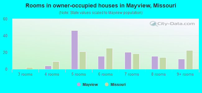 Rooms in owner-occupied houses in Mayview, Missouri