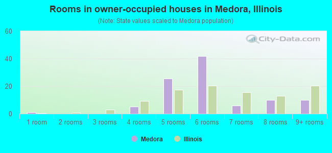 Rooms in owner-occupied houses in Medora, Illinois