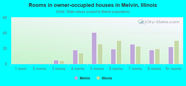 Rooms in owner-occupied houses in Melvin, Illinois