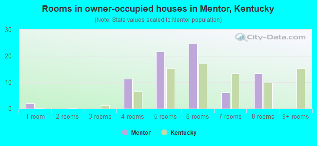 Rooms in owner-occupied houses in Mentor, Kentucky
