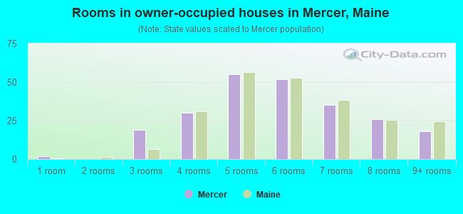 Rooms in owner-occupied houses in Mercer, Maine