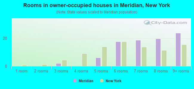 Rooms in owner-occupied houses in Meridian, New York
