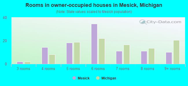 Rooms in owner-occupied houses in Mesick, Michigan