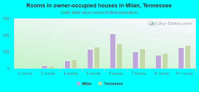 Rooms in owner-occupied houses in Milan, Tennessee