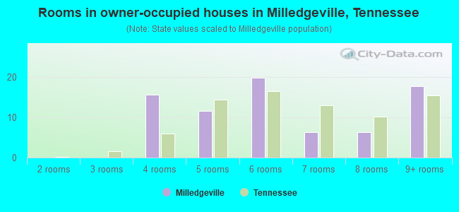 Rooms in owner-occupied houses in Milledgeville, Tennessee