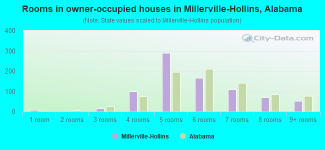 Rooms in owner-occupied houses in Millerville-Hollins, Alabama