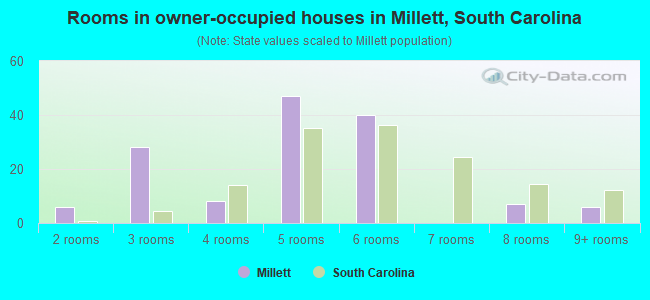 Rooms in owner-occupied houses in Millett, South Carolina