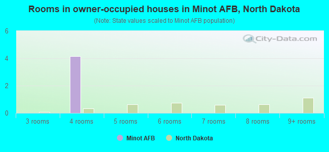 Rooms in owner-occupied houses in Minot AFB, North Dakota