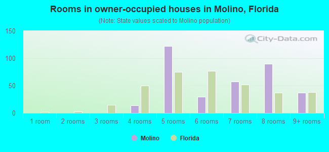 Rooms in owner-occupied houses in Molino, Florida