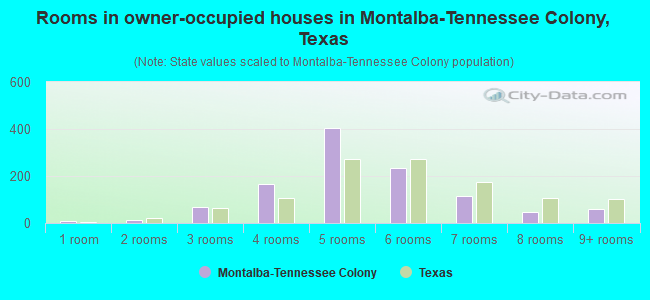 Rooms in owner-occupied houses in Montalba-Tennessee Colony, Texas