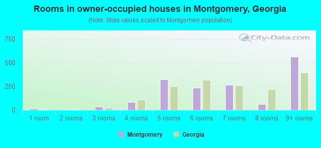 Rooms in owner-occupied houses in Montgomery, Georgia