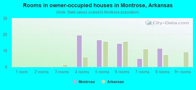 Rooms in owner-occupied houses in Montrose, Arkansas