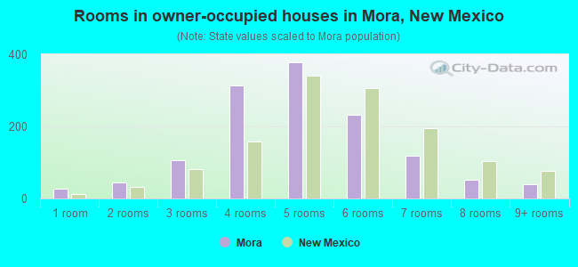 Rooms in owner-occupied houses in Mora, New Mexico