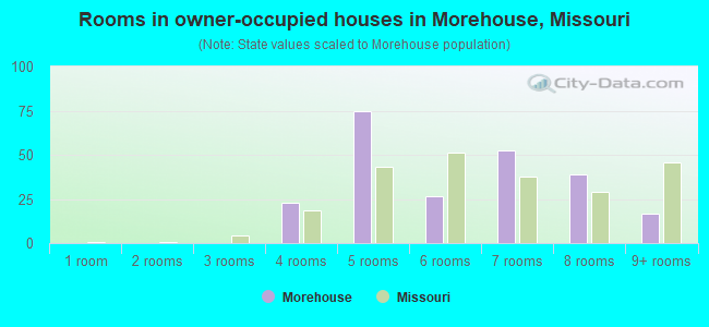 Rooms in owner-occupied houses in Morehouse, Missouri