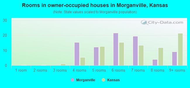 Rooms in owner-occupied houses in Morganville, Kansas