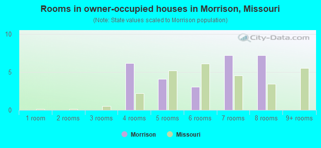 Rooms in owner-occupied houses in Morrison, Missouri