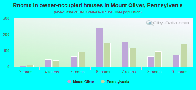 Rooms in owner-occupied houses in Mount Oliver, Pennsylvania