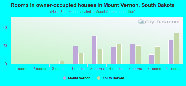 Rooms in owner-occupied houses in Mount Vernon, South Dakota