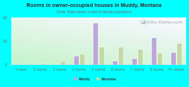 Rooms in owner-occupied houses in Muddy, Montana