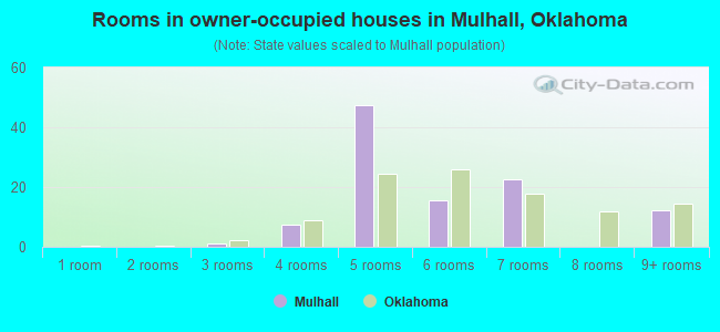 Rooms in owner-occupied houses in Mulhall, Oklahoma