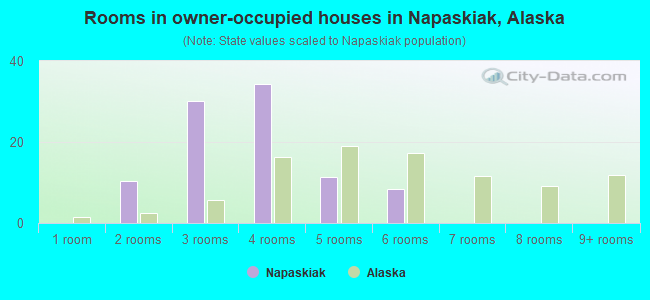 Rooms in owner-occupied houses in Napaskiak, Alaska