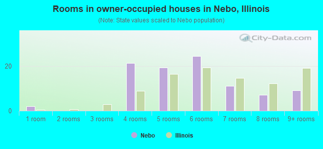 Rooms in owner-occupied houses in Nebo, Illinois