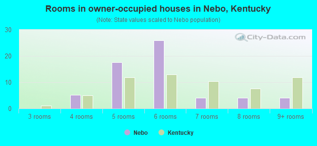 Rooms in owner-occupied houses in Nebo, Kentucky