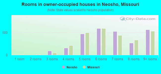 Rooms in owner-occupied houses in Neosho, Missouri