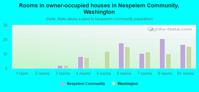 Rooms in owner-occupied houses in Nespelem Community, Washington