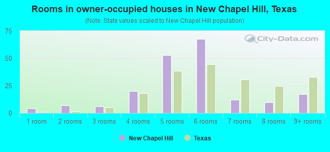 Rooms in owner-occupied houses in New Chapel Hill, Texas