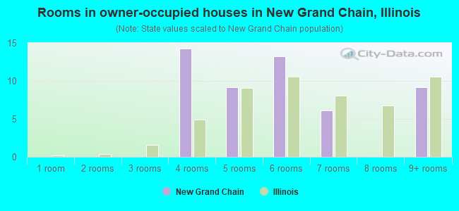 Rooms in owner-occupied houses in New Grand Chain, Illinois