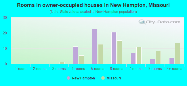 Rooms in owner-occupied houses in New Hampton, Missouri