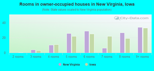 Rooms in owner-occupied houses in New Virginia, Iowa