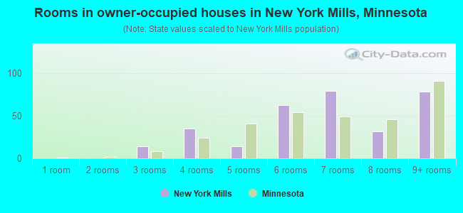 Rooms in owner-occupied houses in New York Mills, Minnesota