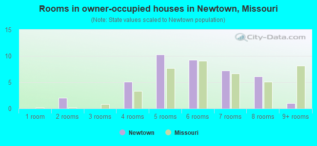 Rooms in owner-occupied houses in Newtown, Missouri